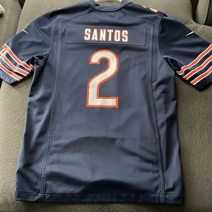 Men’s medium Nike Chicago bears navy santos jersey